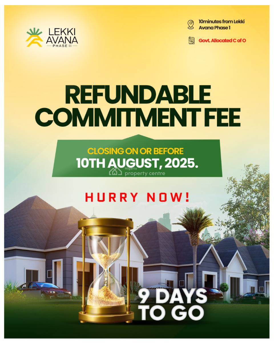 Bungalows Is Back with Mortgage Options, Lekki Avana 2 Just By Junction Near Phase 1, Eleko, Ibeju Lekki, Lagos, Detached Bungalow for Sale