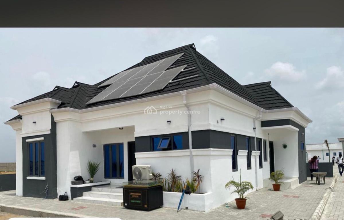 Promo 3 Bedroom Bungalow with Pool, Idera Scheme Eleko, Lekki, Lagos, Detached Bungalow for Sale