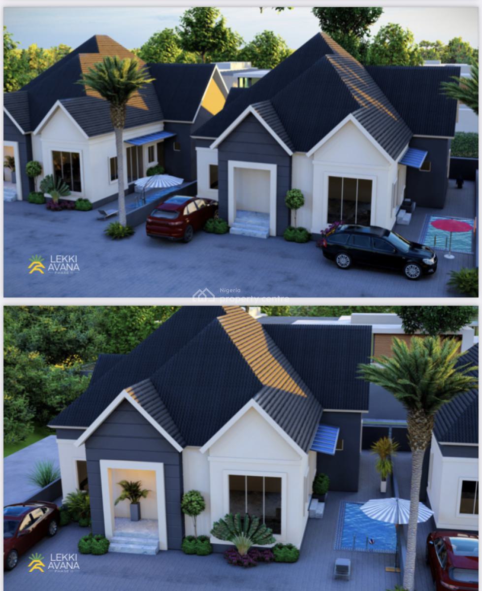 Promo 3 Bedroom Bungalow with Pool, Idera Scheme Eleko, Lekki, Lagos, Detached Bungalow for Sale