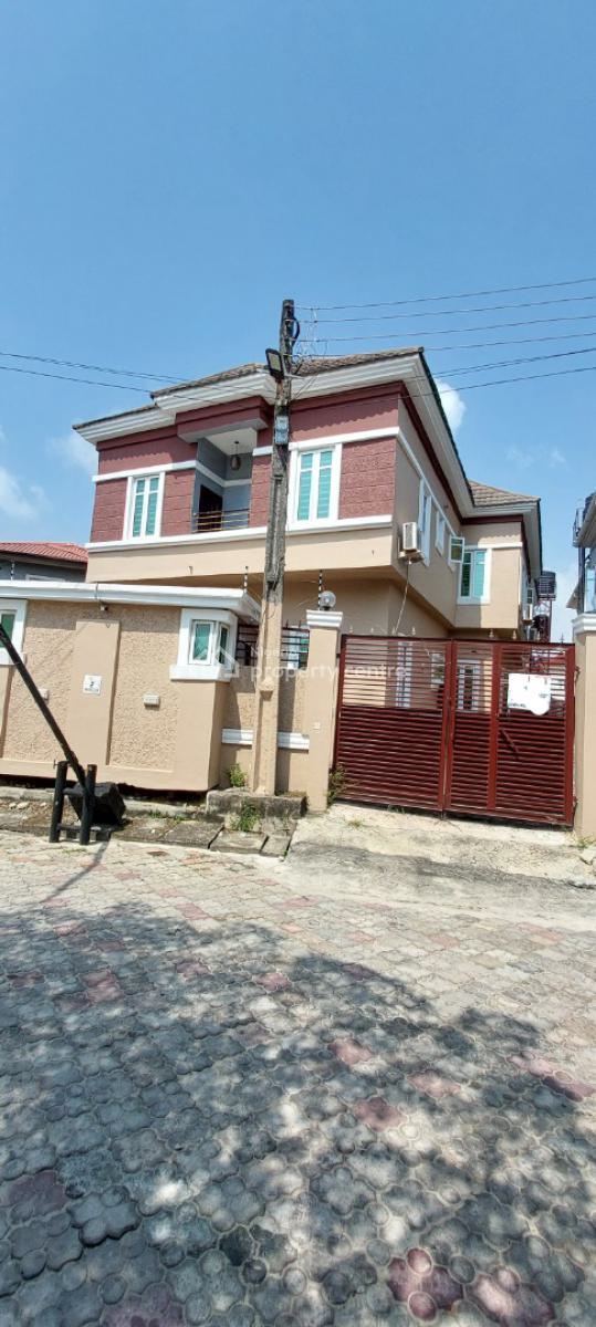 Spacious 4 Bedroom Detached Duplex with 1 Bq, Lekki County Road, Ikota, Lekki, Lagos, Semi-detached Duplex for Rent