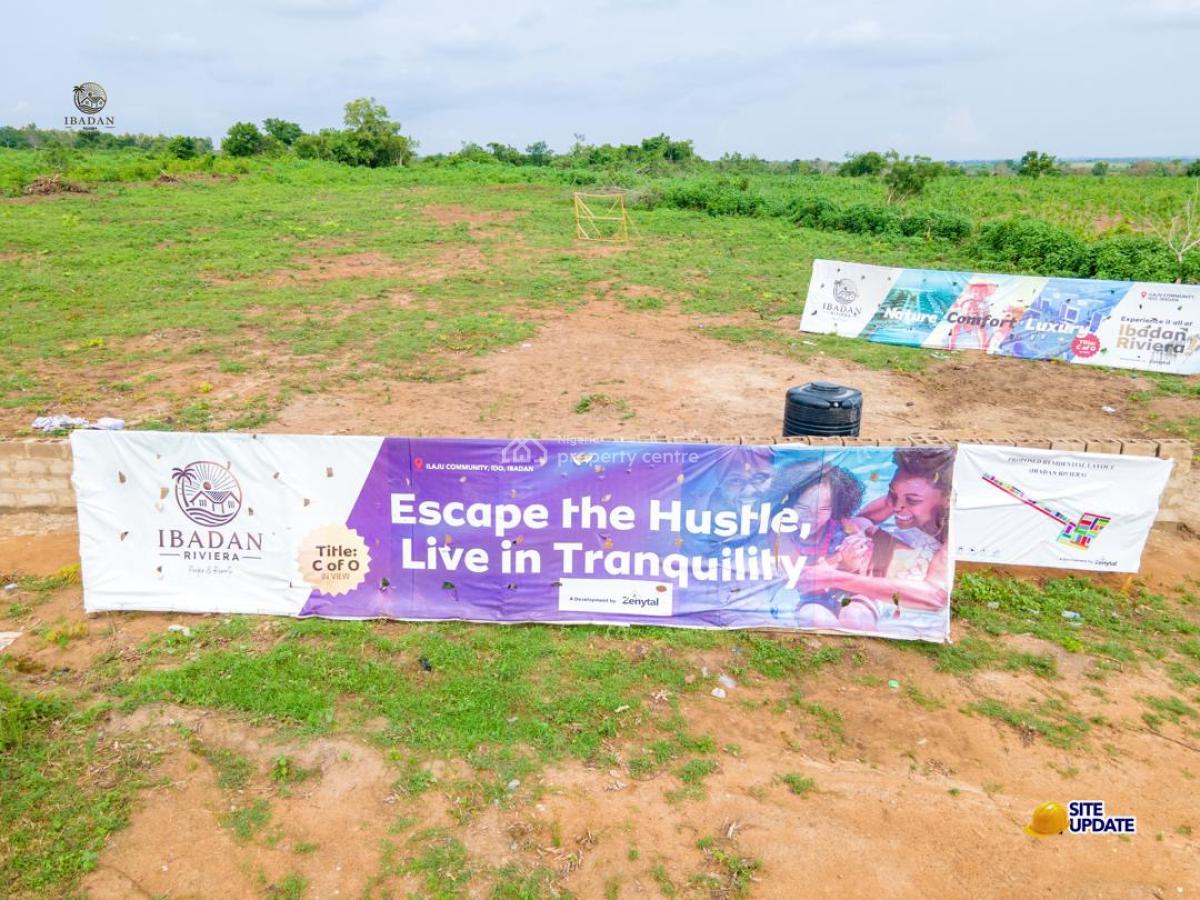 Affordable Dry Land Facing Express Road with C of O Title, Ibadan Riviera Estate, Ido, Oyo, Commercial Land for Sale