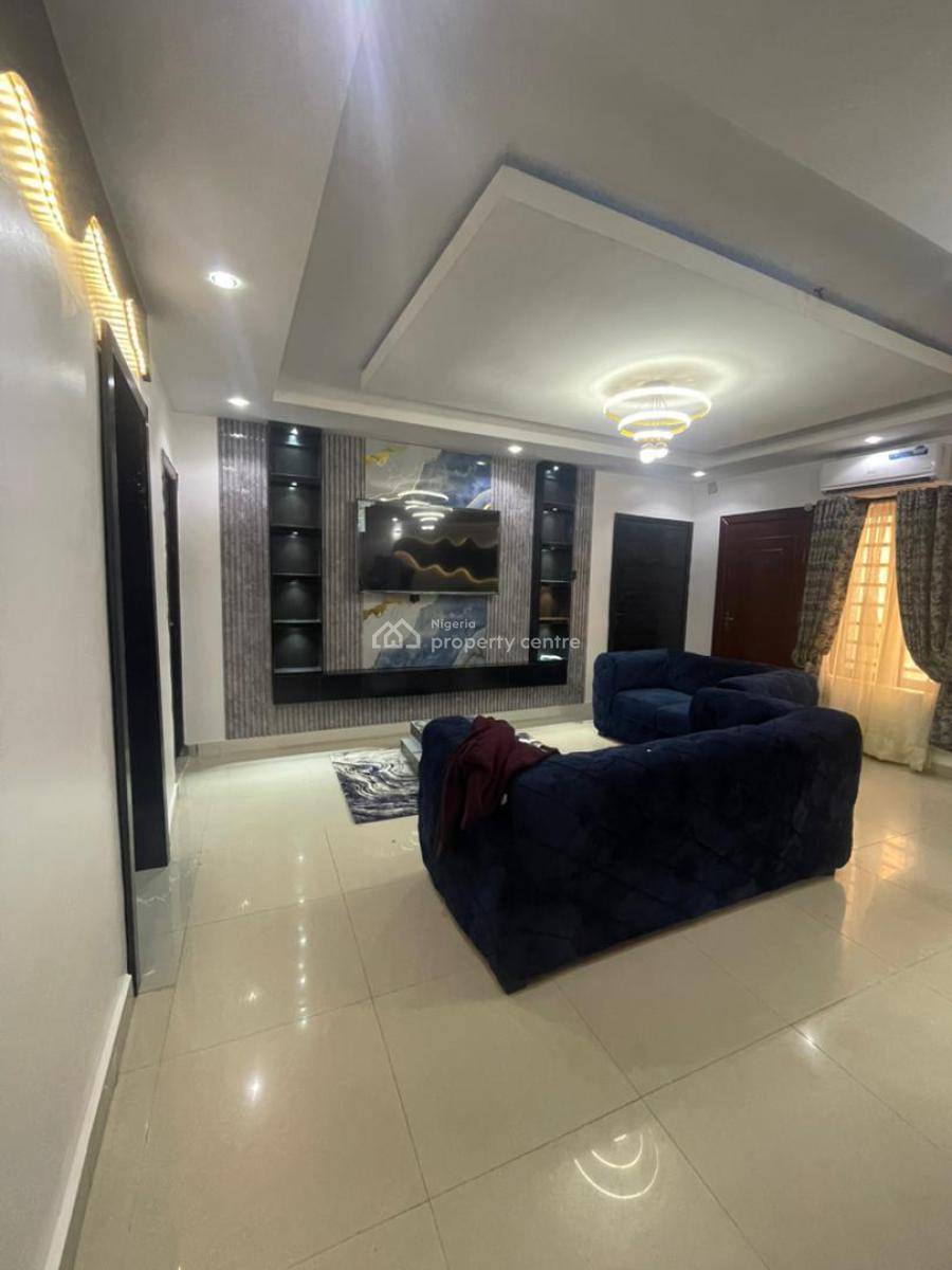 Furnished Room in Shared Apartment for Monthly Stay, Agungi East Estate, Agungi, Lekki, Lagos, Flat / Apartment for Rent