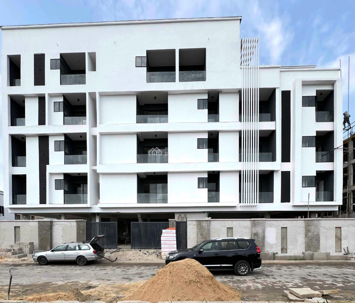 Warm 2 Bedroom Apartment with an Elevator & Pool in a Secured Location, Ikate Elegushi, Lekki, Lagos, Flat / Apartment for Sale