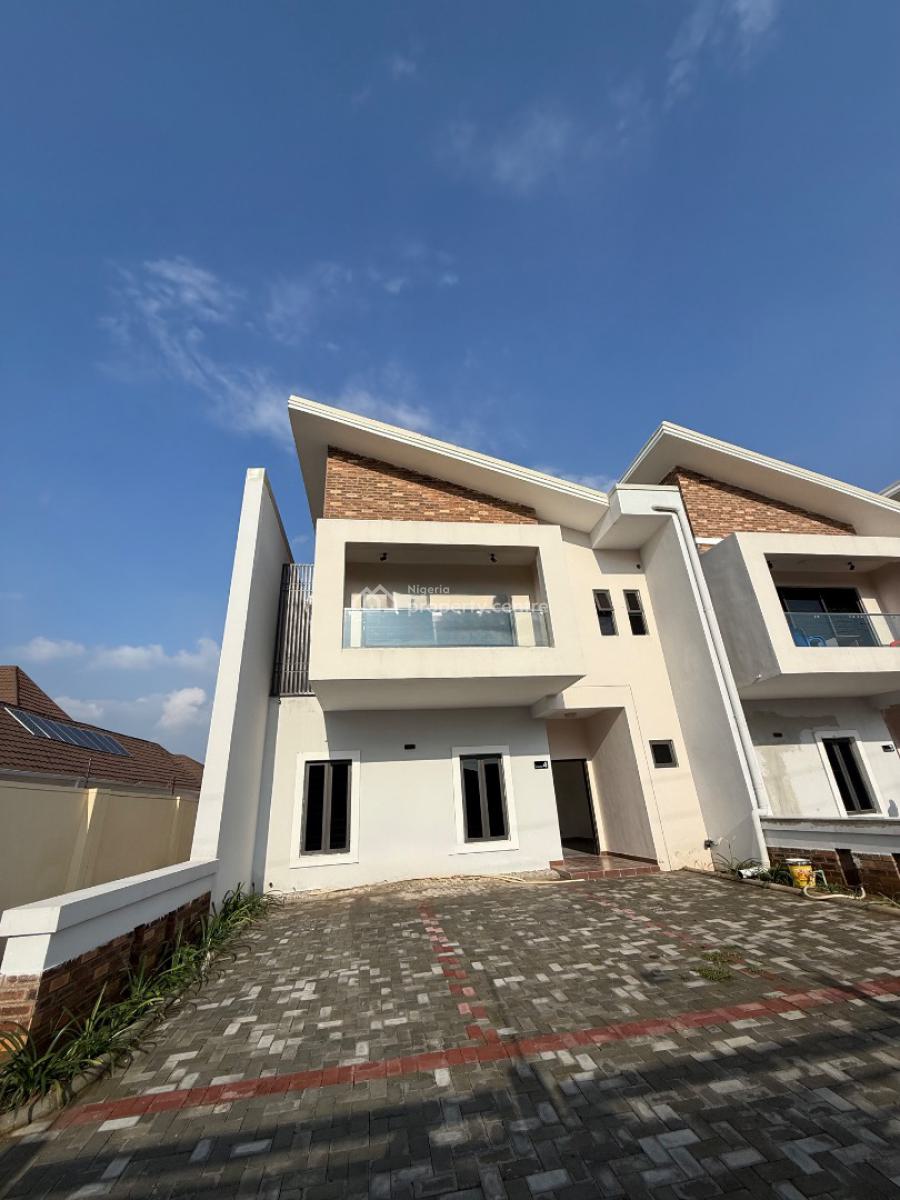 Brand New Tastefully Built and Partially Furnished 4 Bedroom Terrace, Gilmore, Jahi, Abuja, Terraced Duplex for Rent