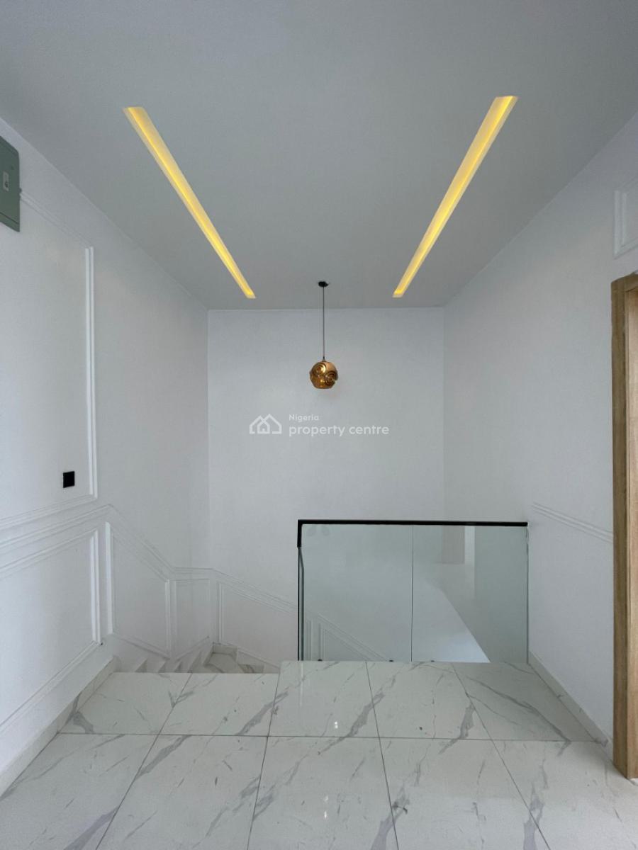 Elegant 4 Bedroom Semi Detached Duplex with a Bq in a Secured Estate, Chevron Toll Gate, Orchid Road, Lekki, Lagos, Semi-detached Duplex for Sale