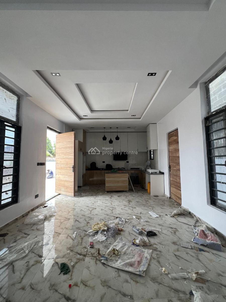 3bedroom Terrace Duplex with a Bq in a Secured Estate, Sangotedo, Ajah, Lagos, Terraced Duplex for Sale