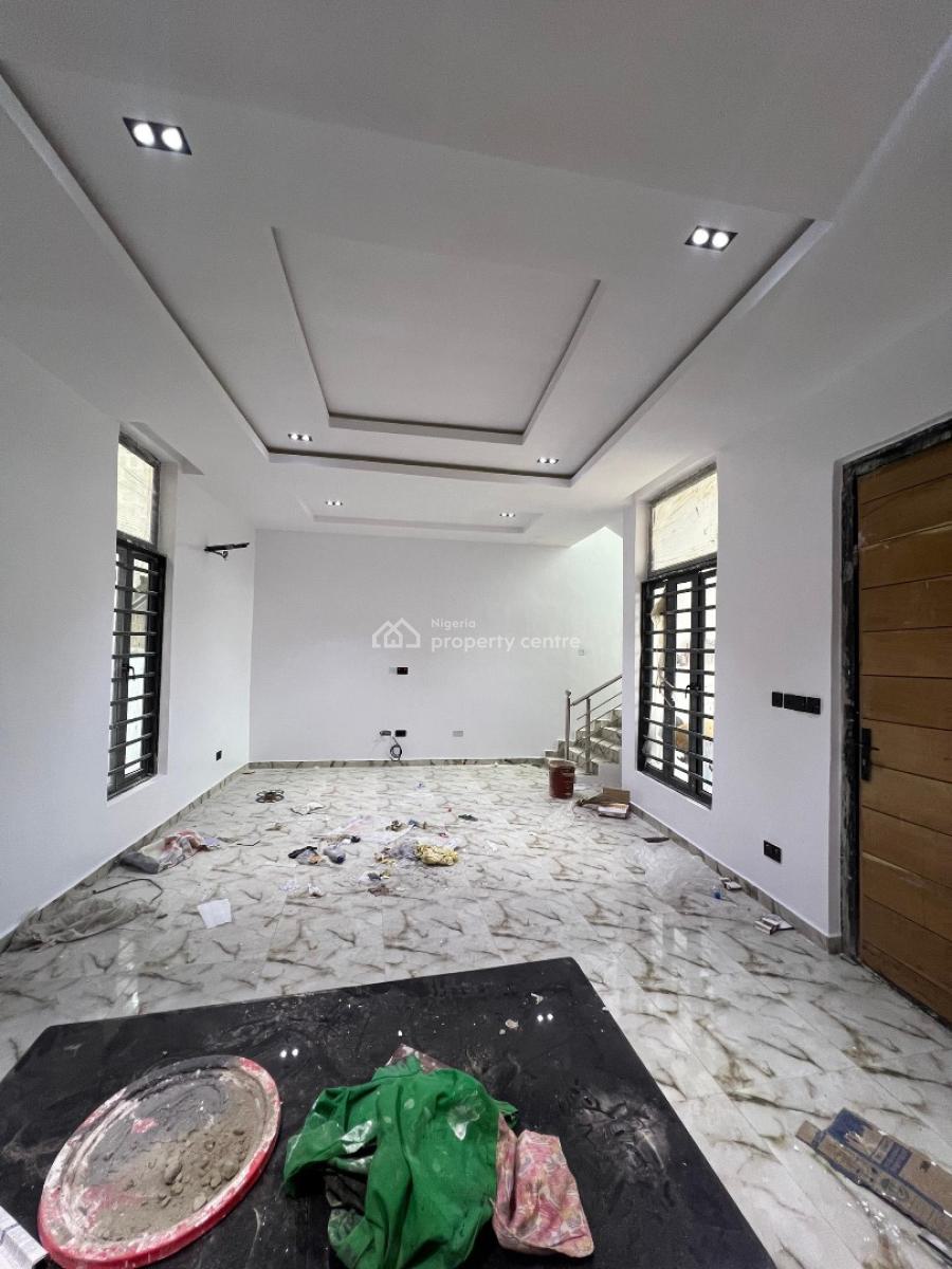 3bedroom Terrace Duplex with a Bq in a Secured Estate, Sangotedo, Ajah, Lagos, Terraced Duplex for Sale