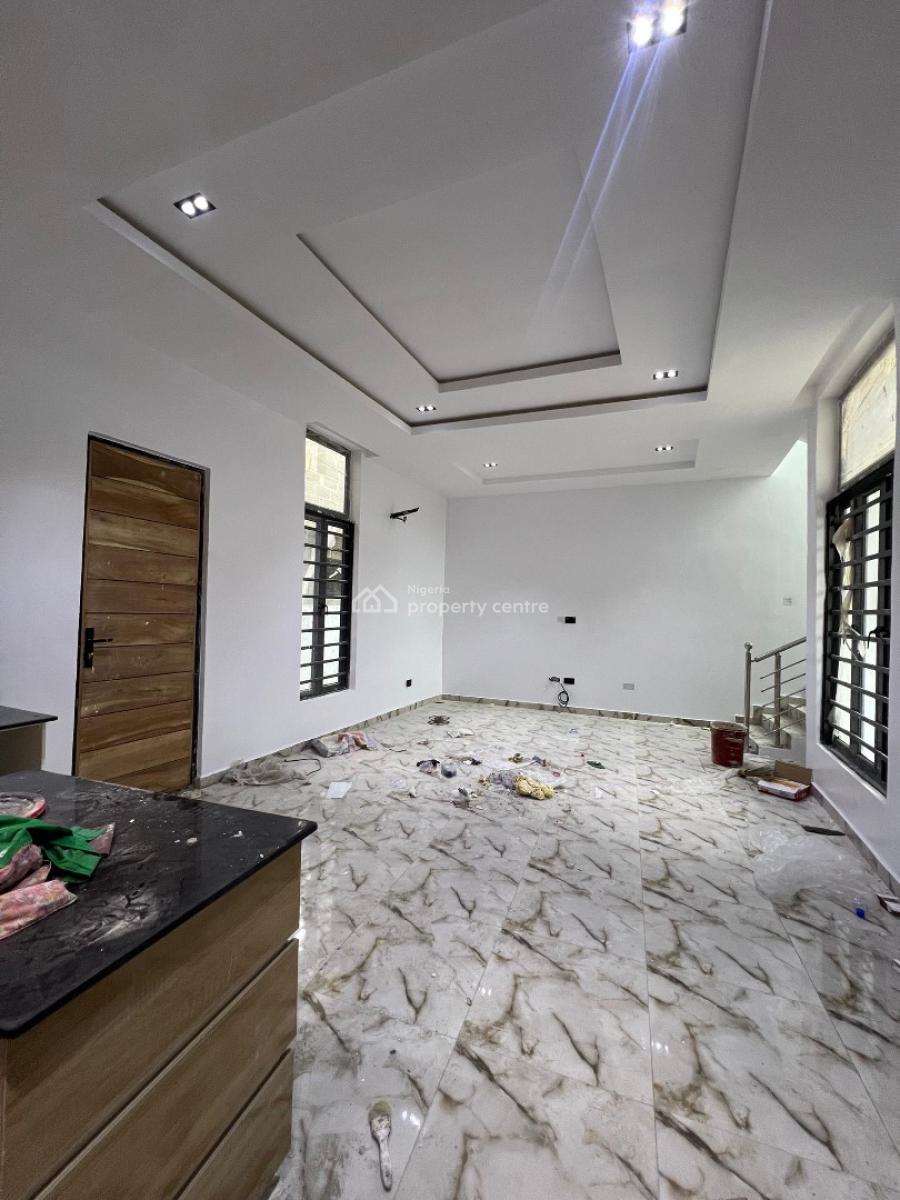 3bedroom Terrace Duplex with a Bq in a Secured Estate, Sangotedo, Ajah, Lagos, Terraced Duplex for Sale