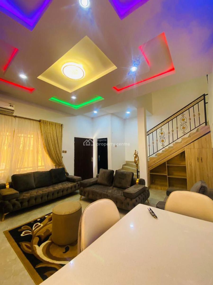 2 Bedroom Furnished Terrace Duplex with Bq, Paradise 2 Estate, Life Camp, Abuja, Terraced Duplex for Rent