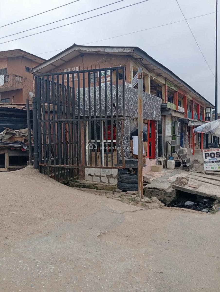 Commercial Property Cornerpiec on 2 Plots Along Akowonjo Road Akowonjo, Along Akowonjo Road Egbeda Alimosho, Akowonjo, Alimosho, Lagos, Plaza / Complex / Mall for Sale