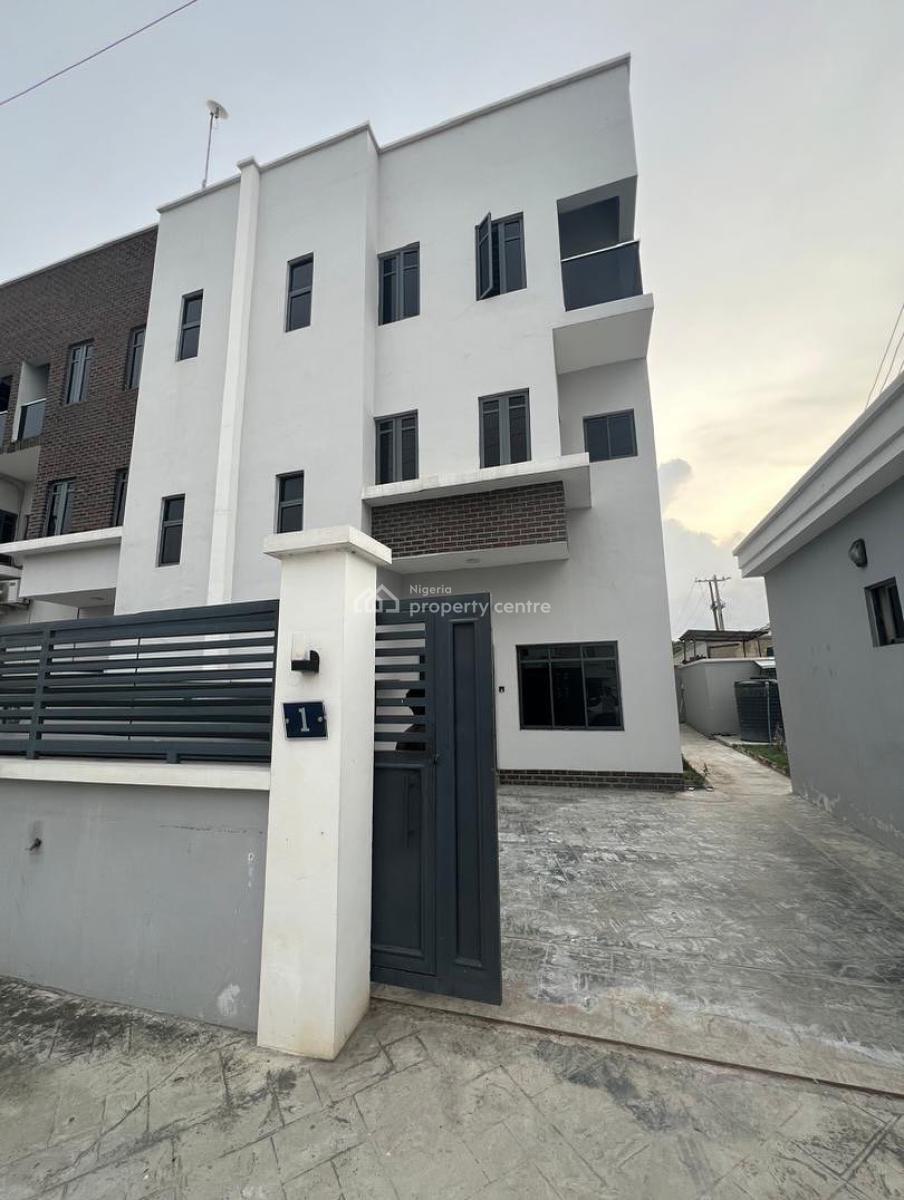 Lovely 4 Bedrooms Terraced Duplex with Bq, Ikate, Lekki, Lagos, Terraced Duplex for Rent
