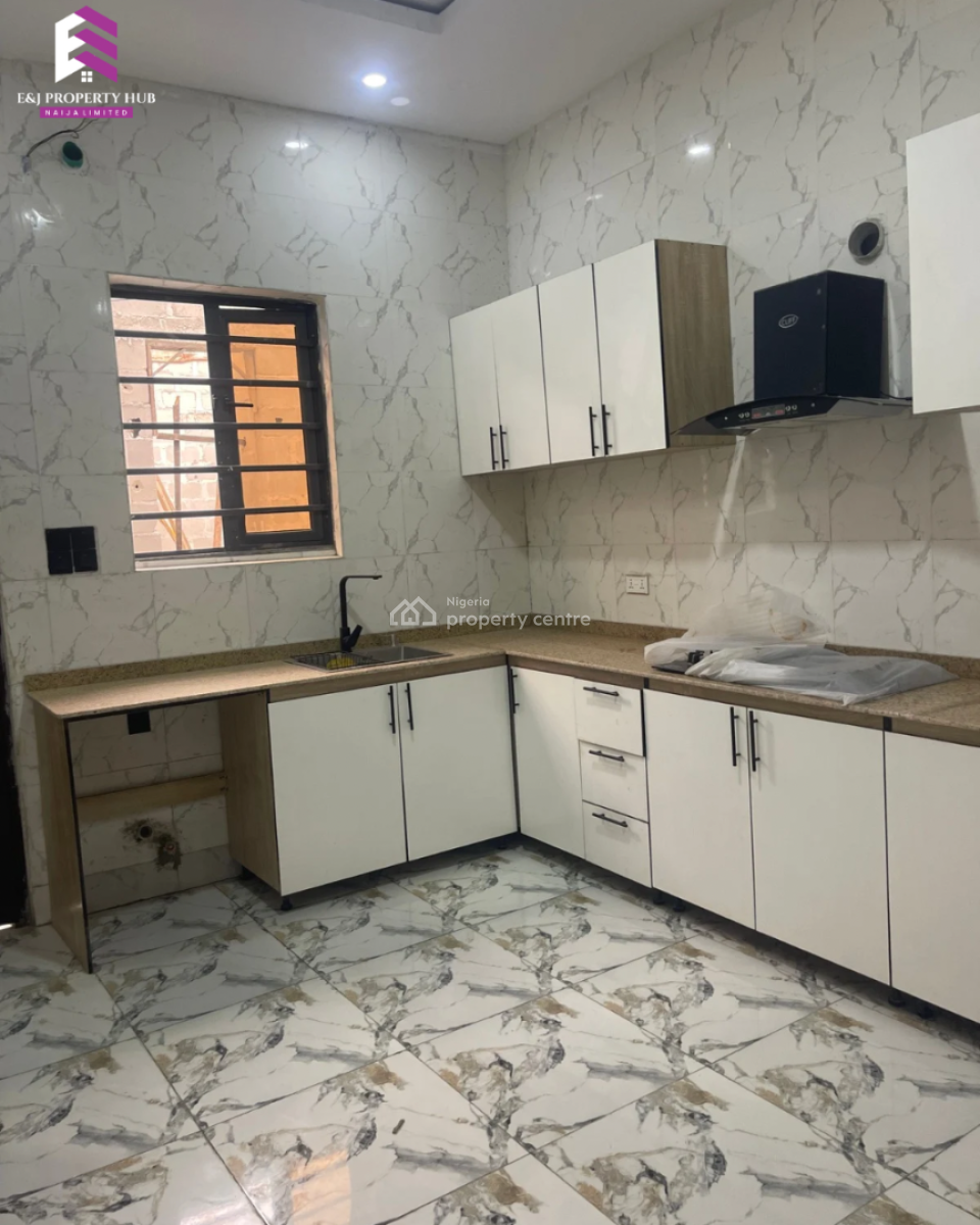 Spacious 4 Bedroom Terrace Duplex in a Secured Estate, Before Lagos Business School, 1 Minute Walk From Lekki Epe Expressway, Ajah, Lagos, Terraced Duplex for Sale