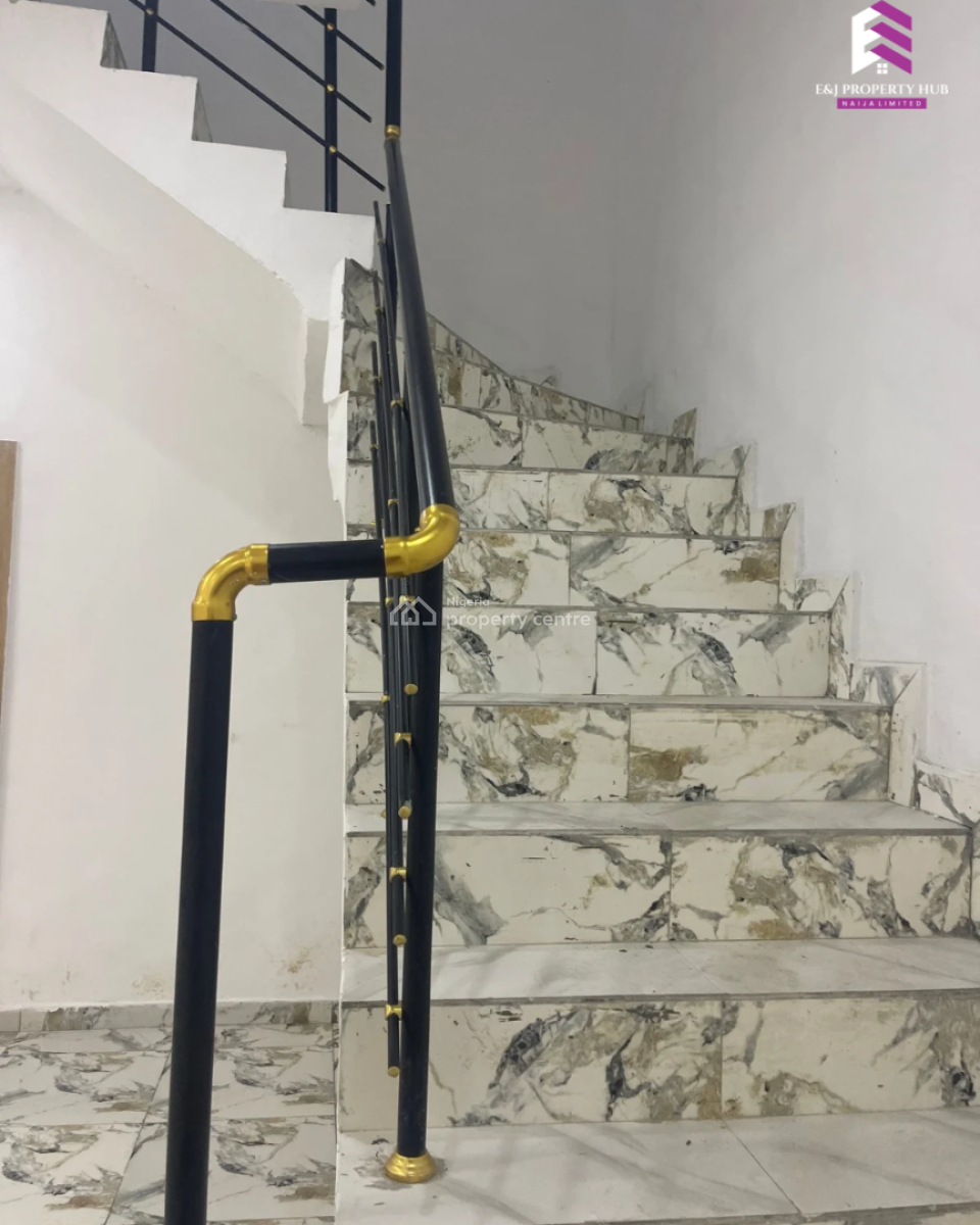 Spacious 4 Bedroom Terrace Duplex in a Secured Estate, Before Lagos Business School, 1 Minute Walk From Lekki Epe Expressway, Ajah, Lagos, Terraced Duplex for Sale