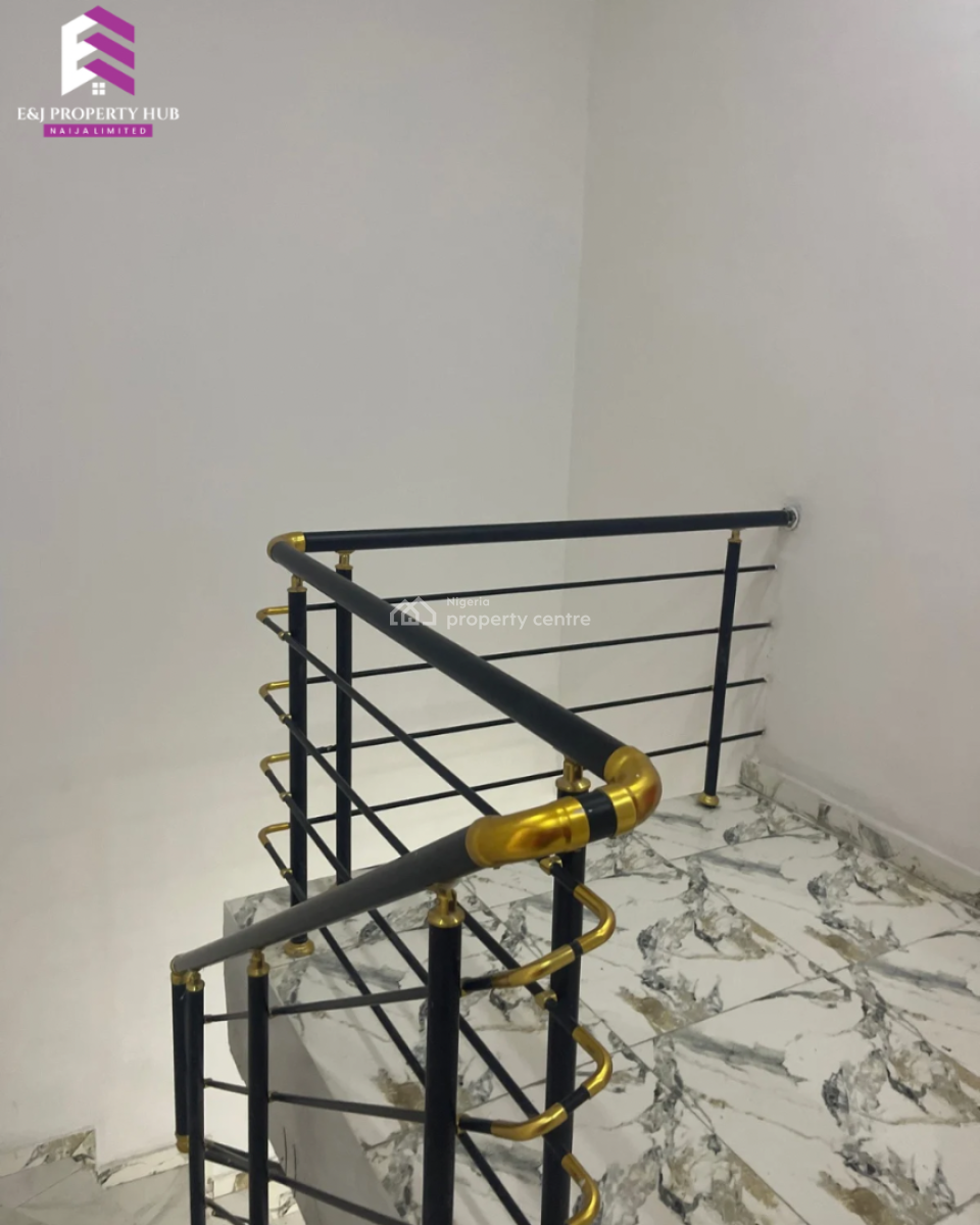 Spacious 4 Bedroom Terrace Duplex in a Secured Estate, Before Lagos Business School, 1 Minute Walk From Lekki Epe Expressway, Ajah, Lagos, Terraced Duplex for Sale