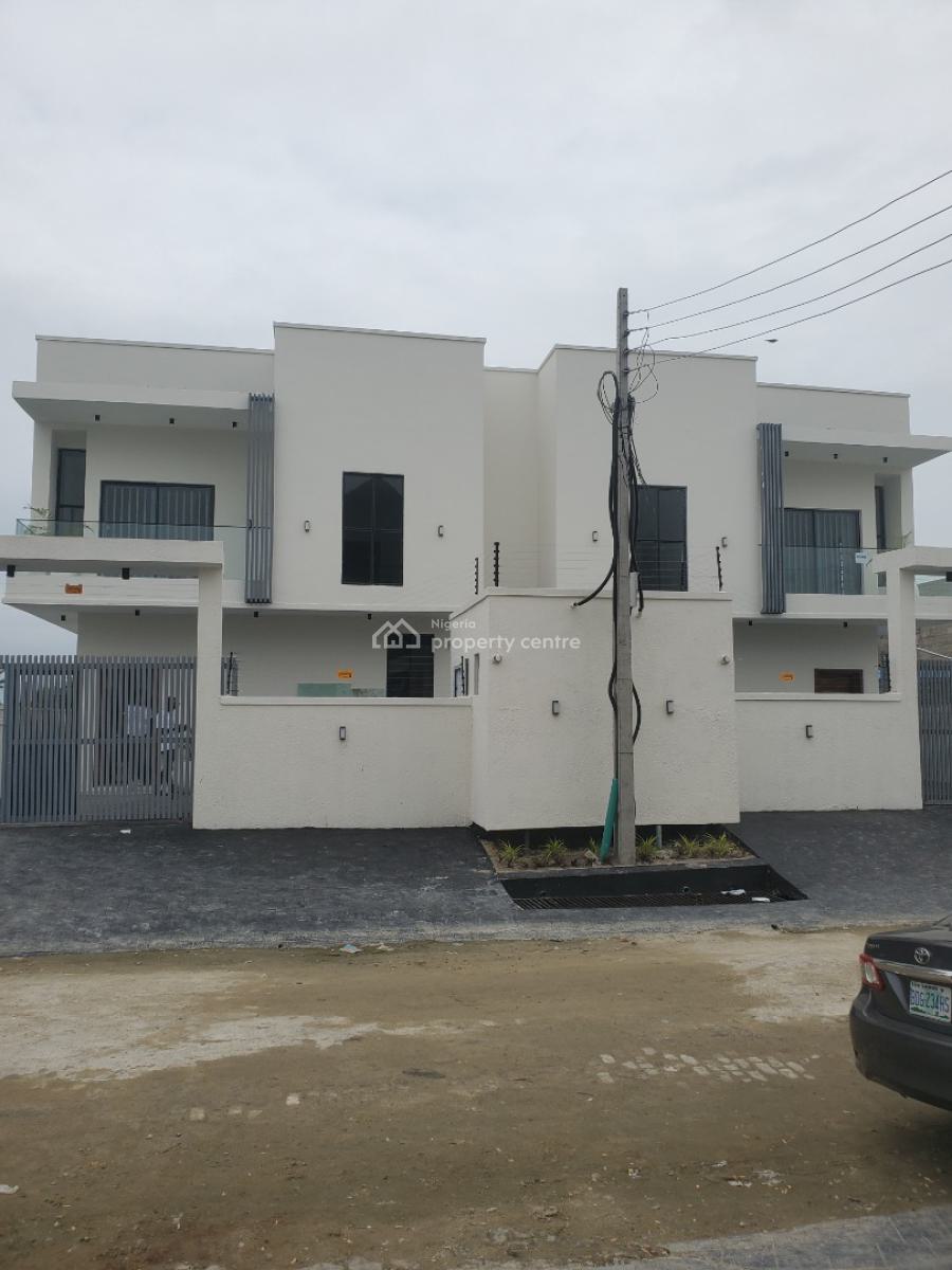 Awesome 4 Bedroom Semi Detached Duplex with Bq in a Serene Area, Ajah, Lagos, Semi-detached Duplex for Sale