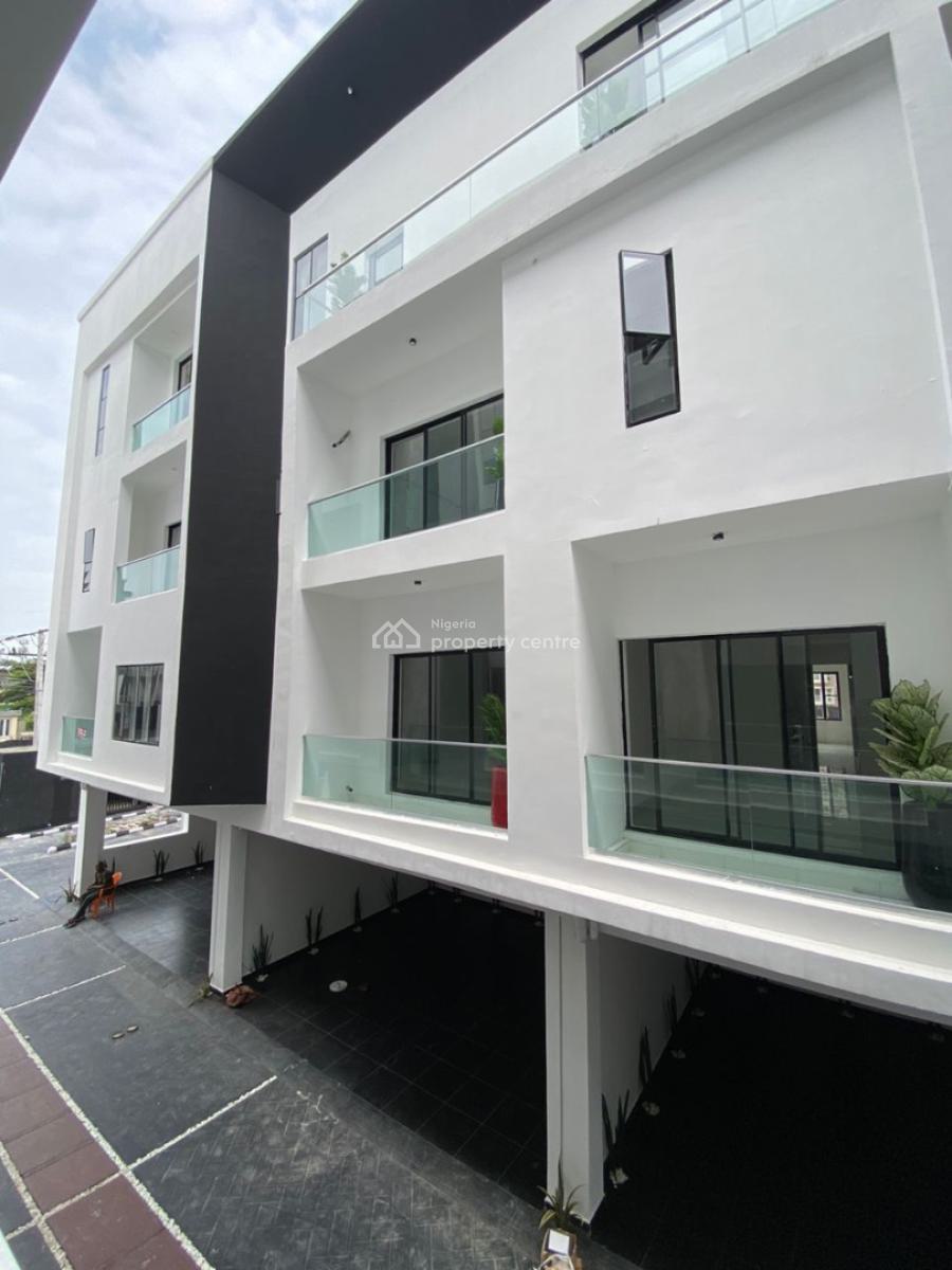 Newly Built 4 Bedroom Terrace Duplex with Bq, Ikate, Lekki, Lagos, Terraced Duplex for Rent