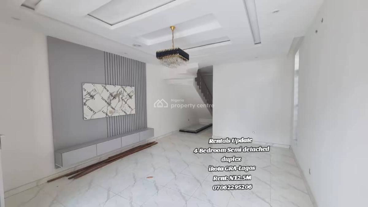 Brand New 5 Bedroom Semi-detached Duplex with Excellent Facilities, Gra, Ikota, Lekki, Lagos, Semi-detached Duplex for Rent
