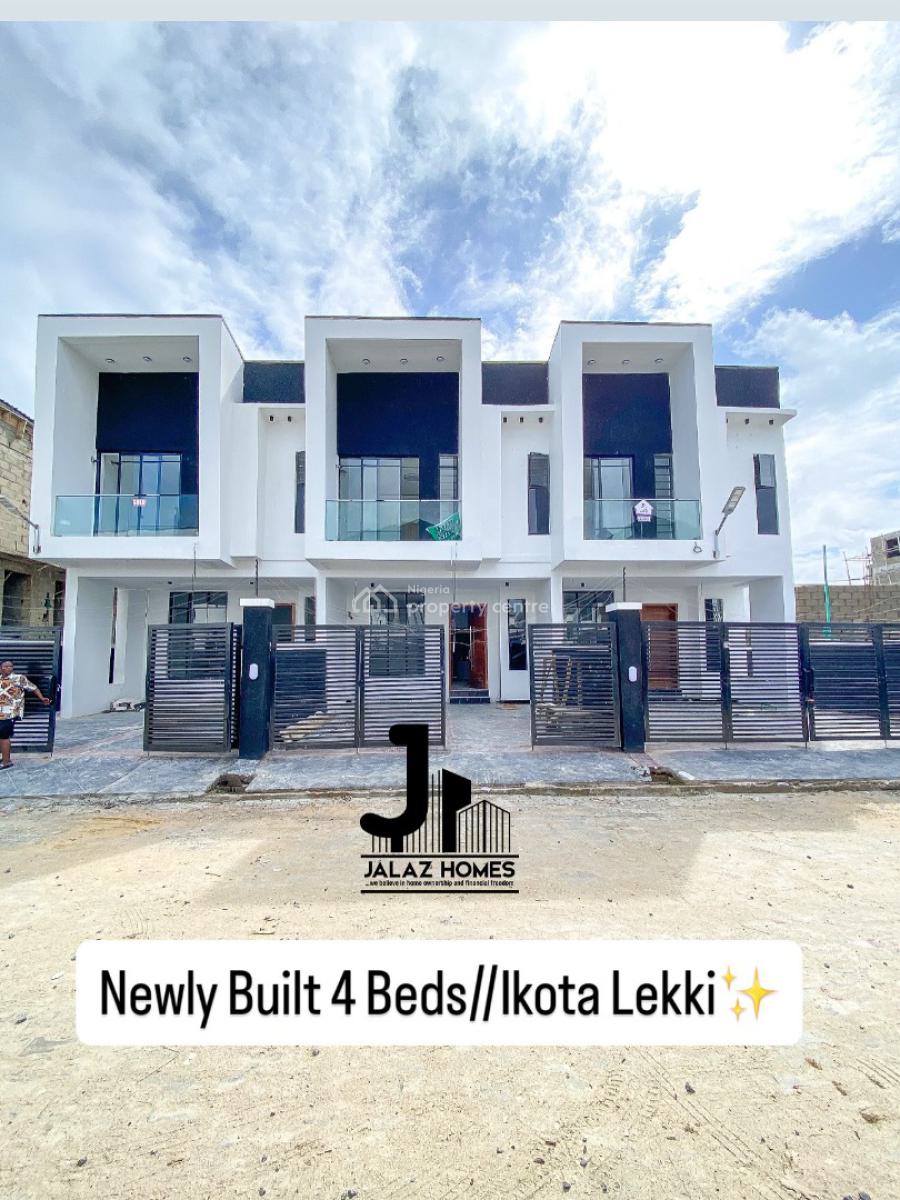 Brand New 4 Bedroom Terraced Duplex Home, Ikota, Lekki, Lagos, House for Sale