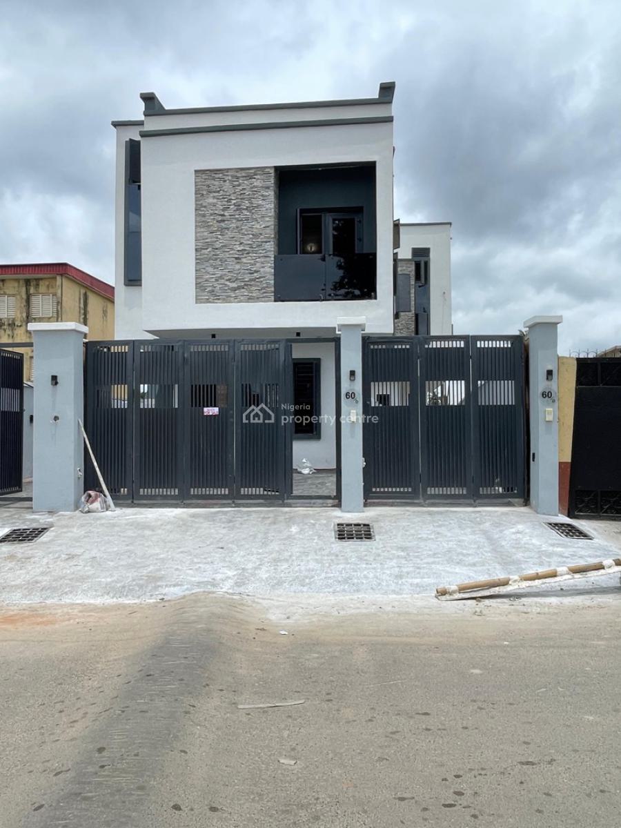 4 Bedroom Semi Detached Duplex Plus Bq with C of O, Deed of Assignment, Surulere, Lagos, House for Sale