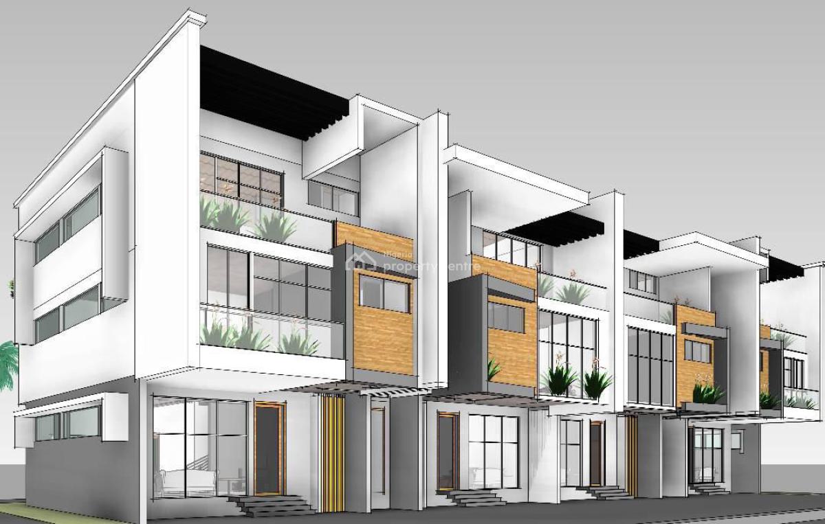 4bedroom Terrace Duplex - 270m, Ikate, Lekki, Lagos, Terraced Duplex for Sale