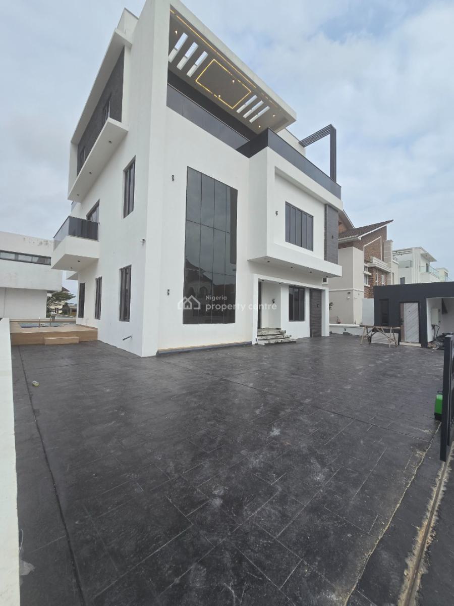 Newly Built 5 Bedroom House, Pinnock Beach Estate, Osapa, Lekki, Lagos, Detached Duplex for Sale