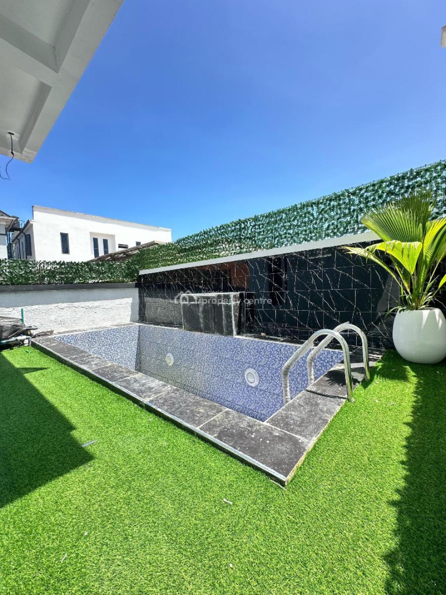 Exquisite 5 Bedroom Fully Detached Duplex with a Pool & Bq, Idado, Agungi, Lekki, Lagos, House for Sale