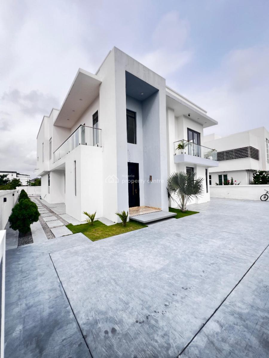 Luxurious 5 Bedroom Fully Detached Duplex with a Garden and a Bq, Royal Garden Estate, Ajah, Lagos, Detached Duplex for Sale
