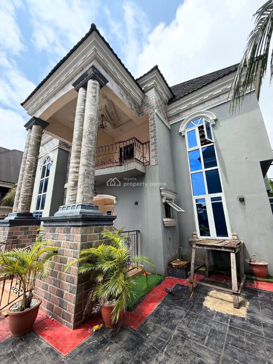 Exquisite 5 Bedroom Detached Duplex with 2 Room Bq, Iwofe, Port Harcourt, Rivers, Detached Duplex for Sale