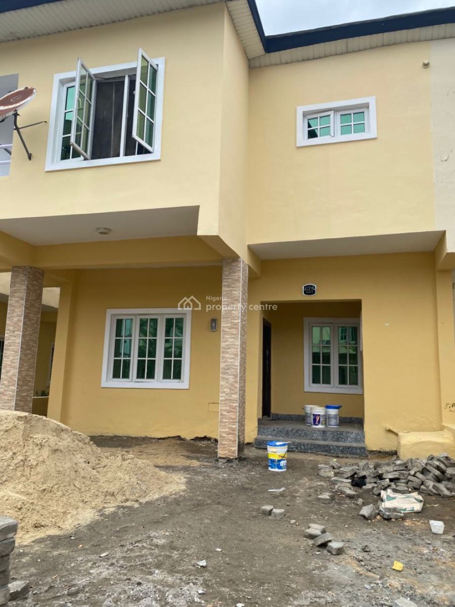 Luxury 3 Bedroom Terrace, Dkk (opposite Skymall), Sangotedo, Ajah, Lagos, Terraced Duplex for Rent