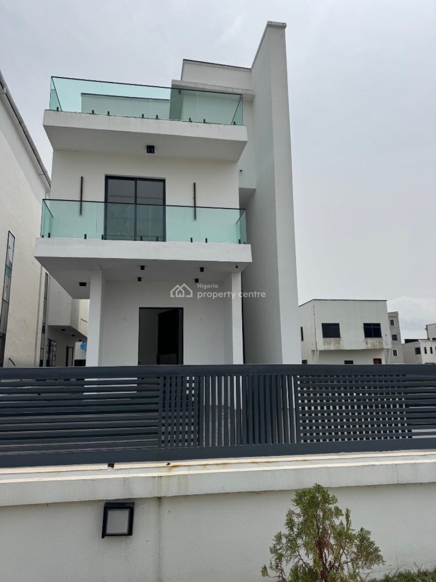 Unique 5 Bedroom Detached Duplex with Bq and a Pool, Orchid Road, Lekki, Lagos, Detached Duplex for Sale