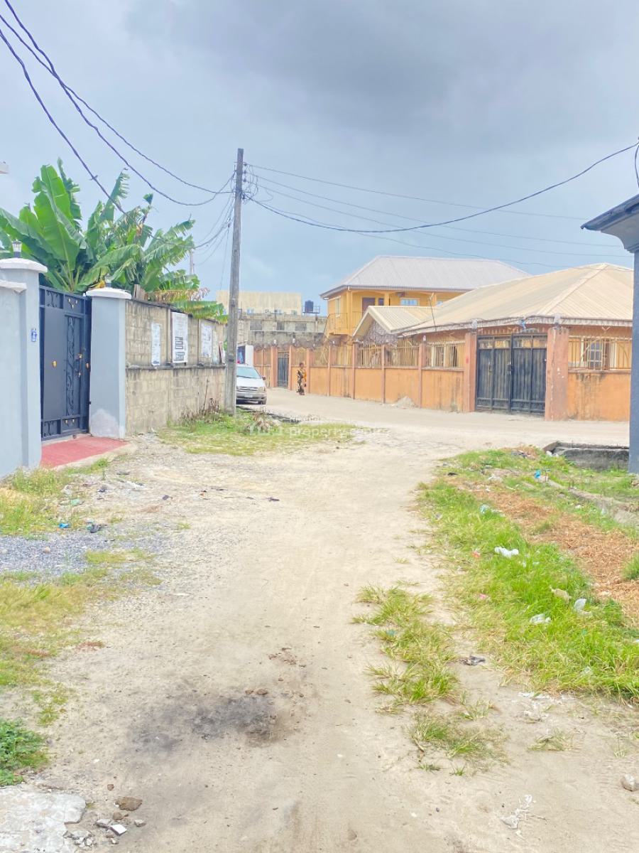 300sqm Cornerpiece Fenced Dryland, Peaceland, Ogombo, Ajah, Lagos, Residential Land for Sale