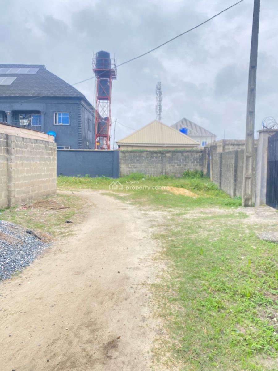 300sqm Cornerpiece Fenced Dryland, Peaceland, Ogombo, Ajah, Lagos, Residential Land for Sale