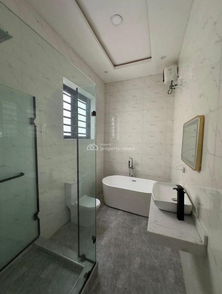 Newly Built 4-bedroom Fully Detached Duplex with a Bq, Chevron Lekki, Lekki, Lagos, Detached Duplex for Rent