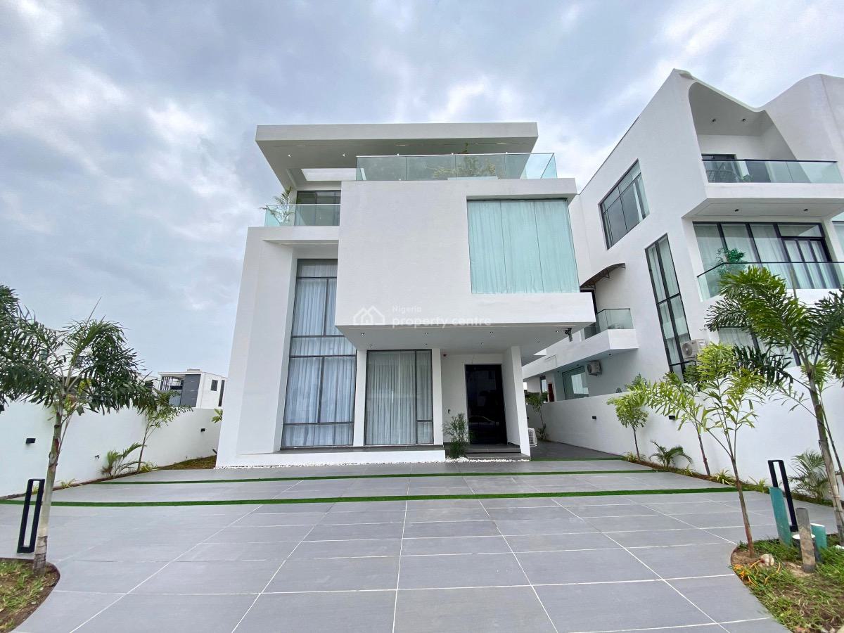 Luxury 5-bedroom Smart Detached Duplex with Elevator, Pool and Cinema, Hampton Bay Estate, Ikate, Lekki, Lagos, Detached Duplex for Sale