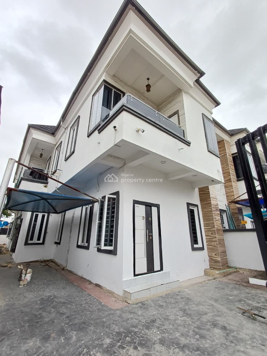 Modern 5 Bedroom Semi Detached Home with Bq, Agungi, Lekki, Lagos, Semi-detached Duplex for Rent