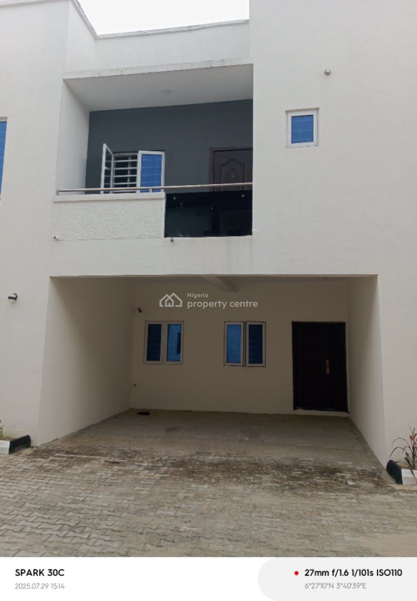 Brand New 4 Bedroom Terrace Duplex at Glory City Estate, G.r.a, Glory City Estate, Abijo, Lekki, Lagos, Terraced Duplex for Rent