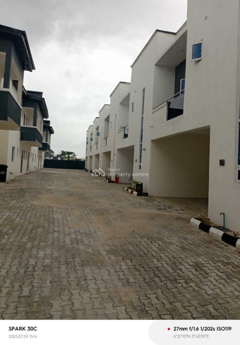 Brand New 4 Bedroom Terrace Duplex at Glory City Estate, G.r.a, Glory City Estate, Abijo, Lekki, Lagos, Terraced Duplex for Rent
