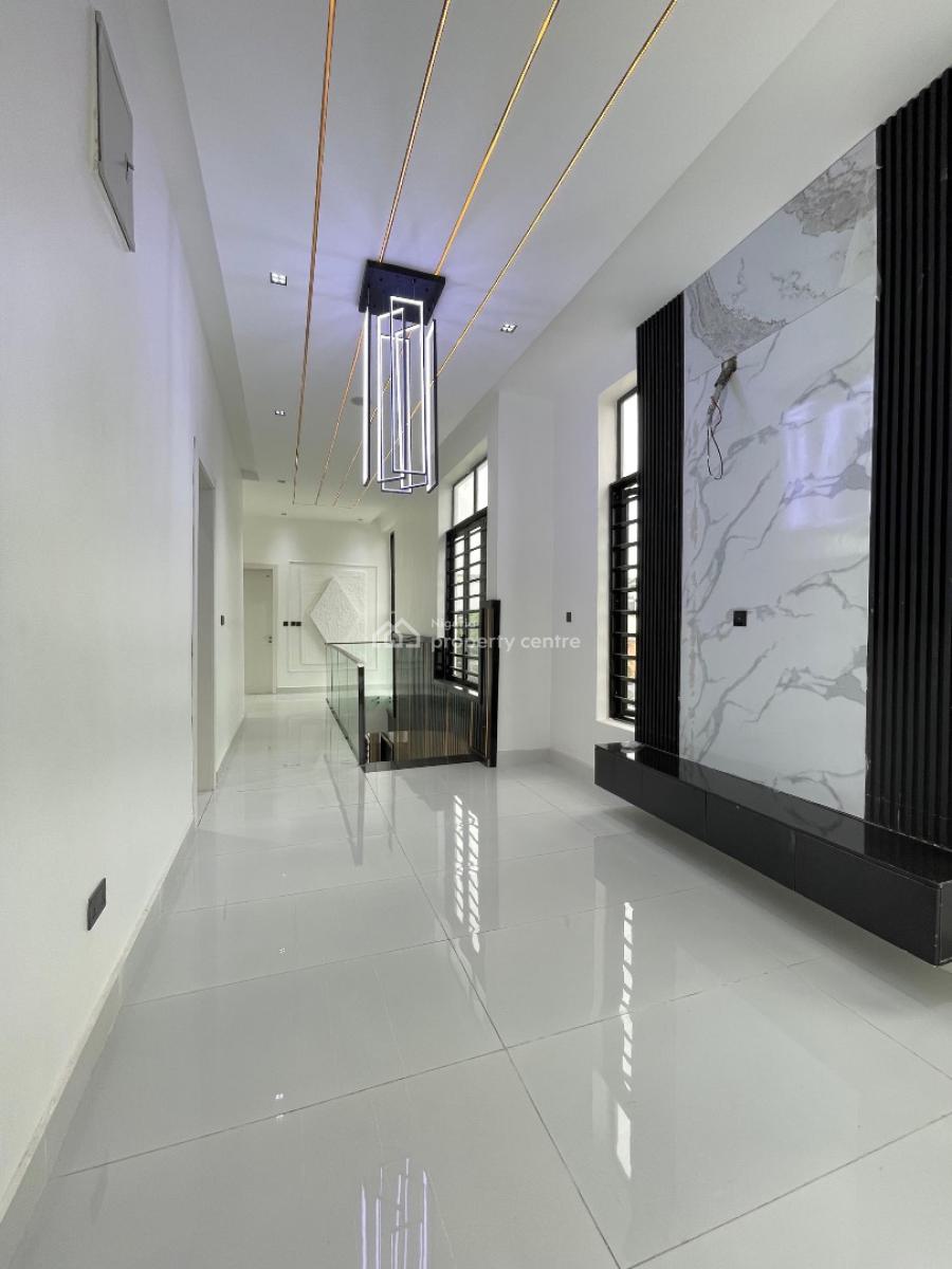 Contemporary 5 Bedroom Fully Detached Duplex with Bq and Pool, Chevron, Lekki, Lagos, Detached Duplex for Sale