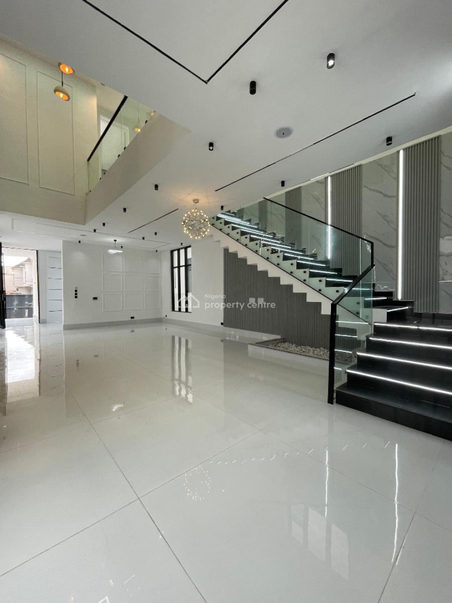 Beautifully Designed 5 Bedroom Fully Detached with Bq and Gym, Chevron, Lekki, Lagos, Detached Duplex for Sale