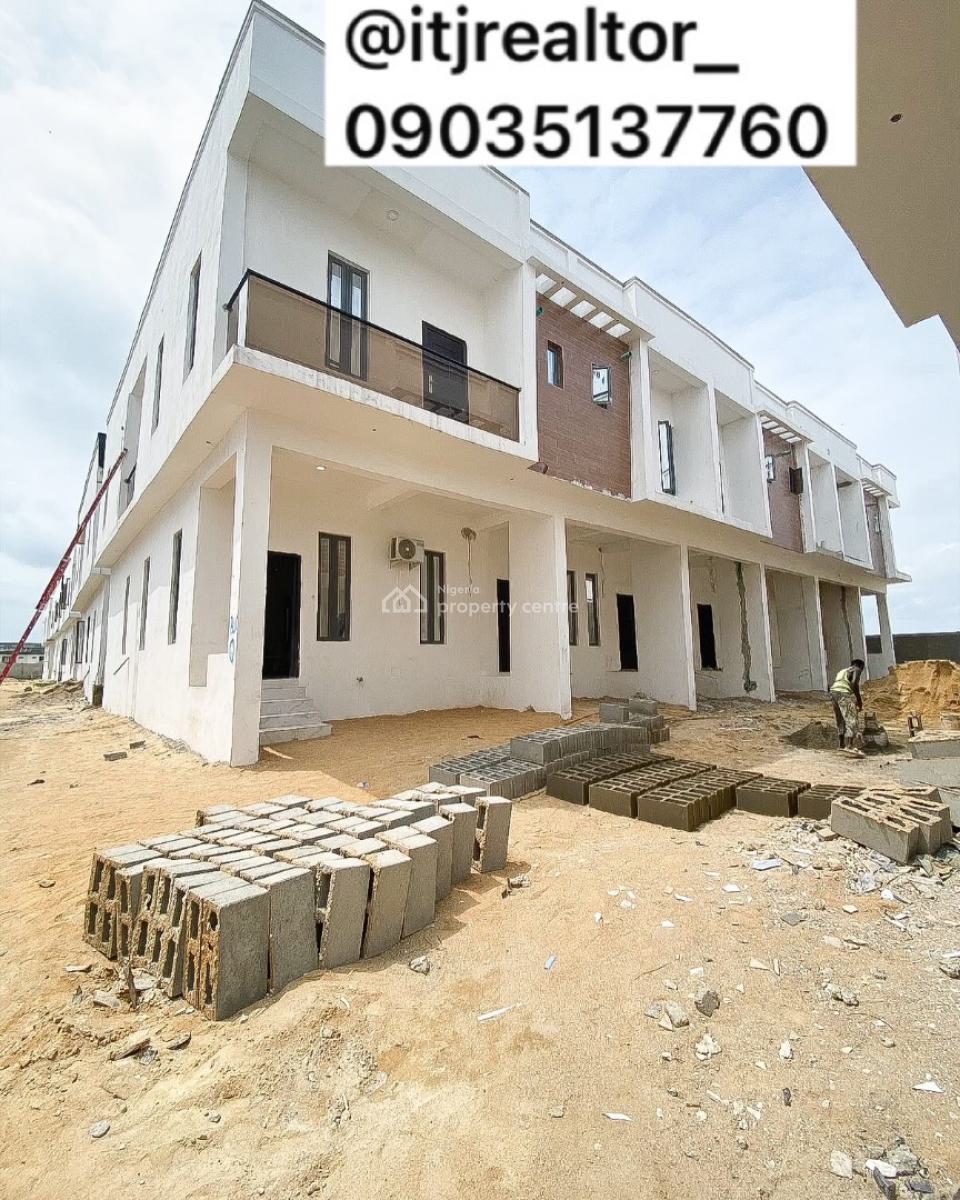 Lovely 4 Bedroom Terrace Duplex with Bq, Ajah, Ajah, Lagos, Terraced Duplex for Sale