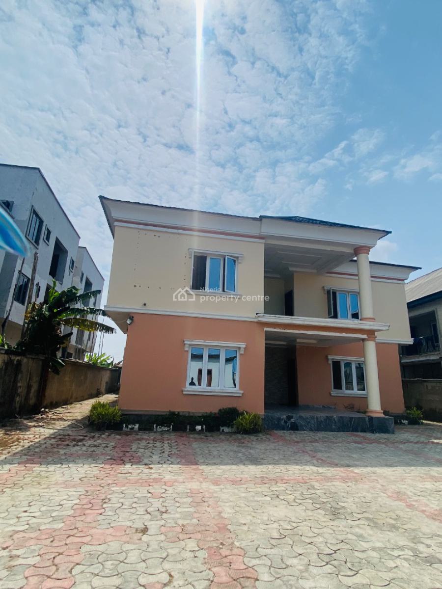 Spacious 4 Bedroom Fully Detached Duplex with 2 Massive Bq on 600sqm, Thera Annex, Ajah, Lagos, Detached Duplex for Sale
