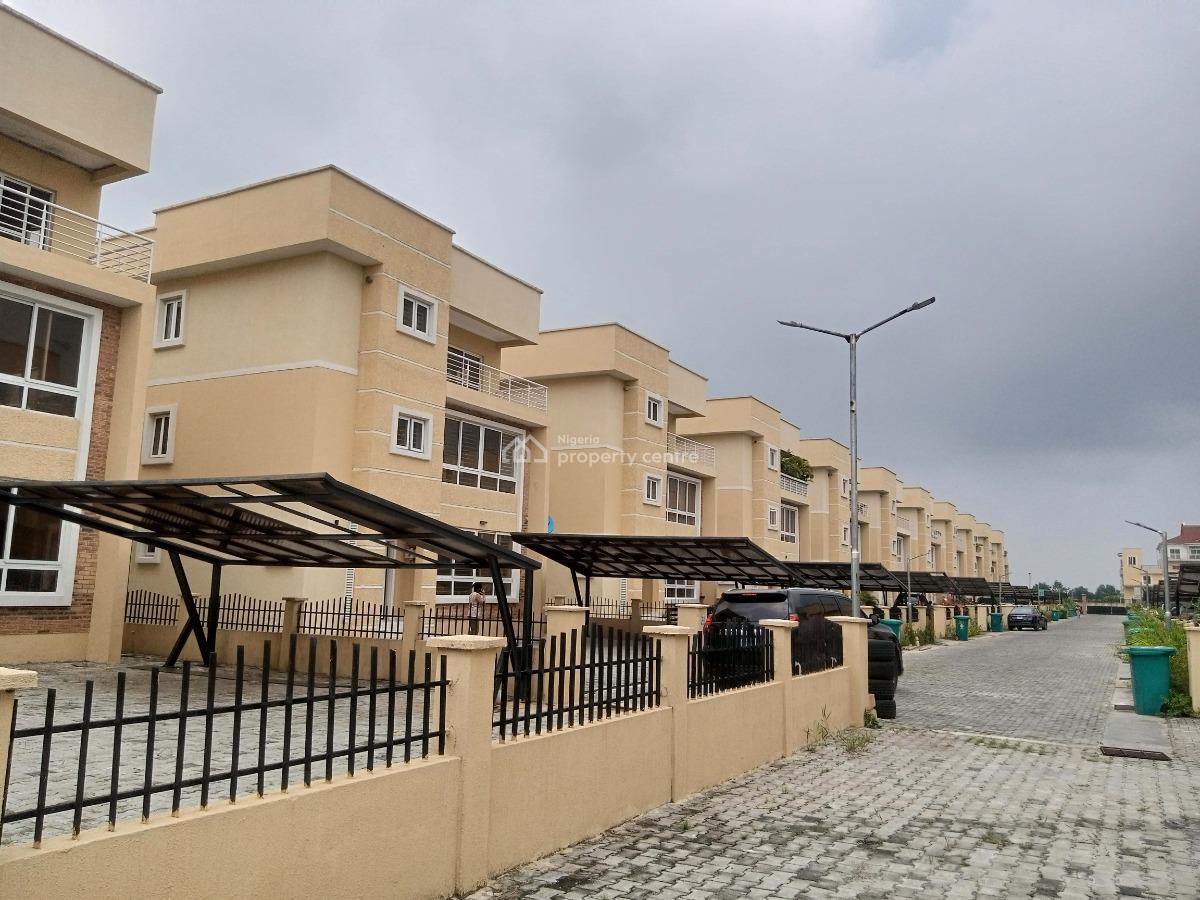 6 Bedroom Fully Detached Duplex with Bq (semi-finished), Western Foreshore Estate, Osapa, Lekki, Lagos, Detached Duplex for Sale