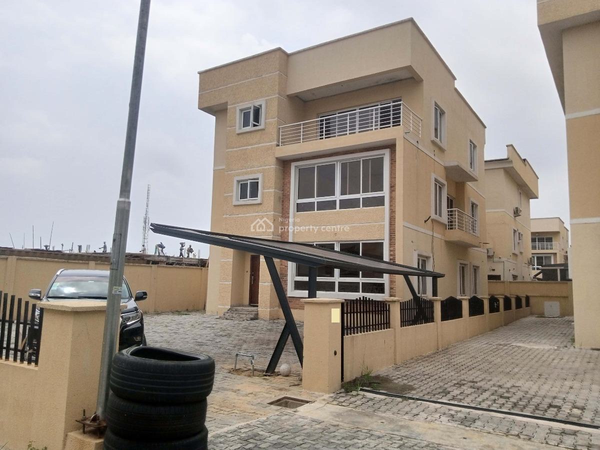 6 Bedroom Fully Detached Duplex with Bq (semi-finished), Western Foreshore Estate, Osapa, Lekki, Lagos, Detached Duplex for Sale