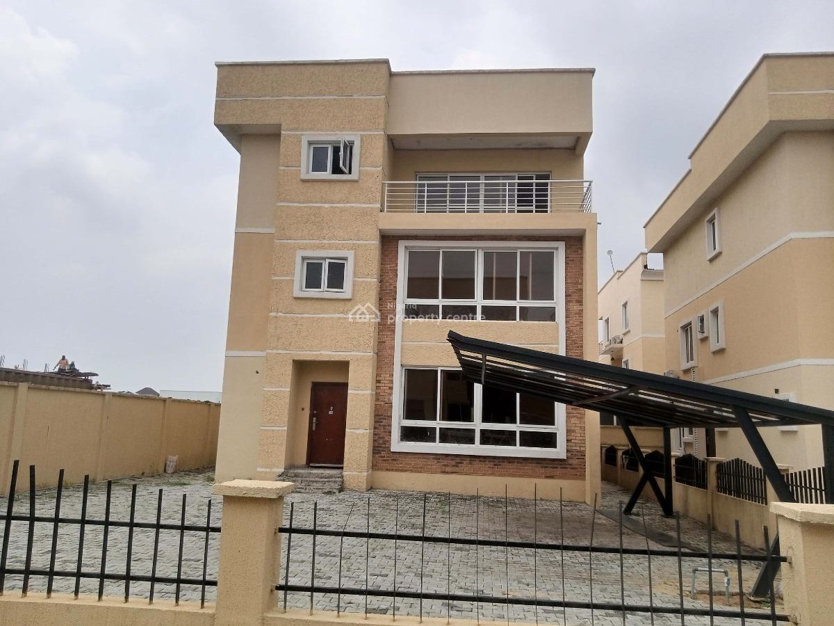 6 Bedroom Fully Detached Duplex with Bq (semi-finished), Western Foreshore Estate, Osapa, Lekki, Lagos, Detached Duplex for Sale