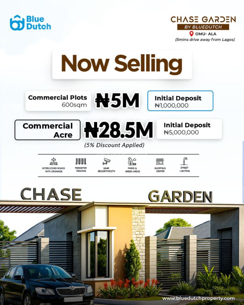 Chase Gardens -- Affordable, Dry Land with Free Allocation & Flexible, Omu, Epe, Ijebu Ode Road, Near Lagos Food Security and Logistics Hub,, Odogbolu, Ogun, Mixed-use Land for Sale