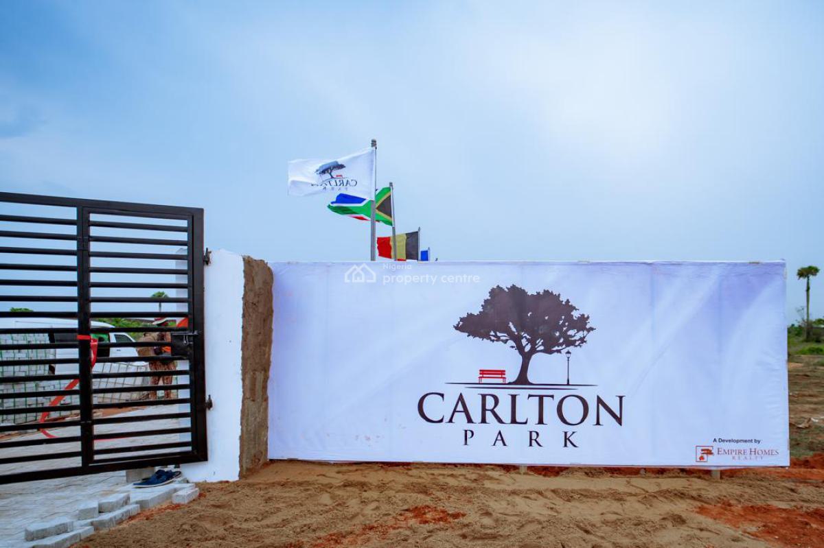 Carlton Park -- Gated Estate with Green Park & Govt Allocation, Idowa, Off Ijebu Ode Ikorodu, Near Tai Solarin University, Rite Food,, Odogbolu, Ogun, Residential Land for Sale