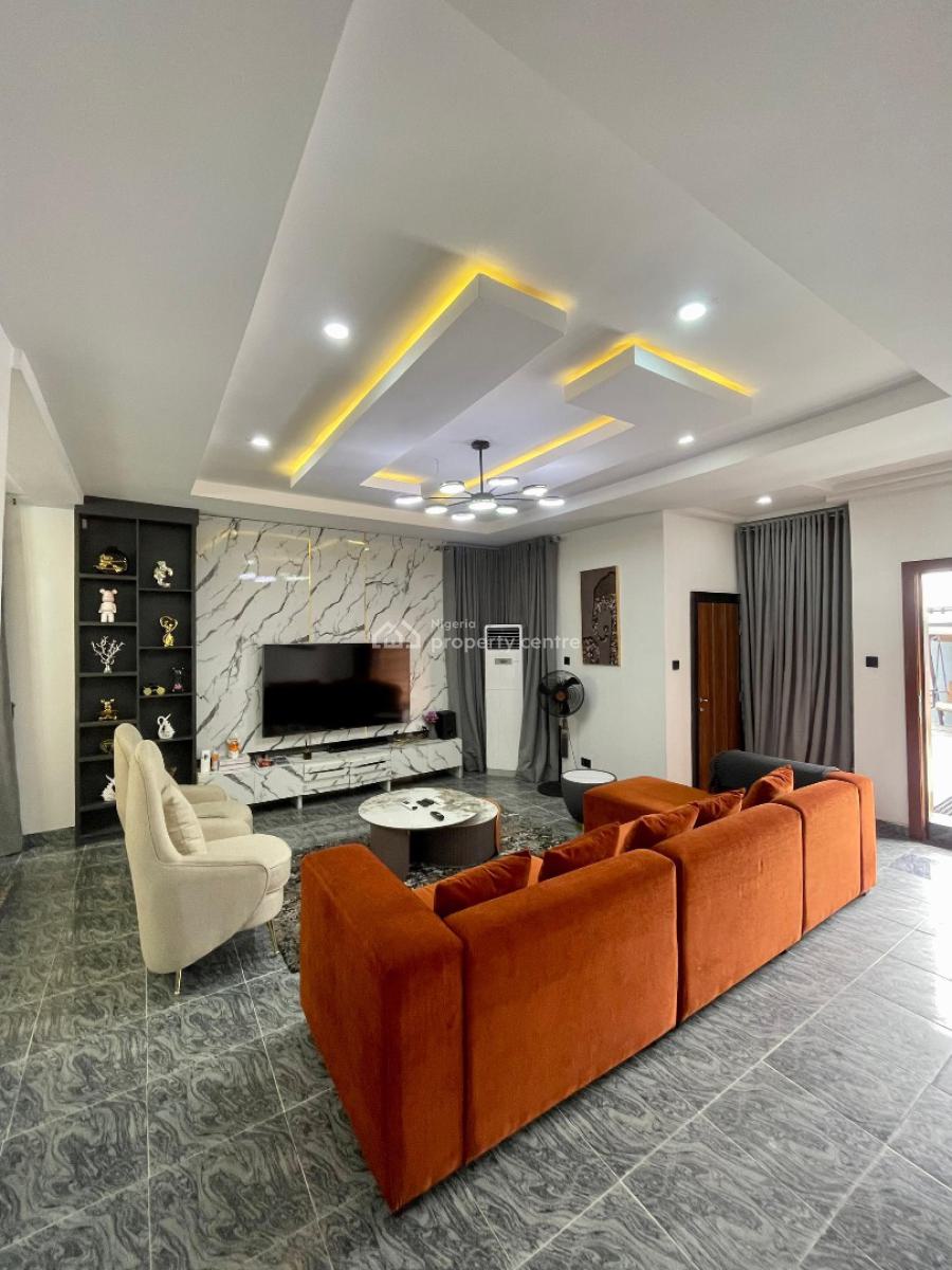 Luxury 5 Bedrooms Fully Furnished Detached Duplex with Pool & Bq, Ikate, Lekki, Lagos, Detached Duplex for Sale