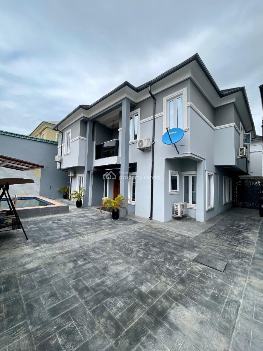 Luxury 5 Bedrooms Fully Furnished Detached Duplex with Pool & Bq, Ikate, Lekki, Lagos, Detached Duplex for Sale