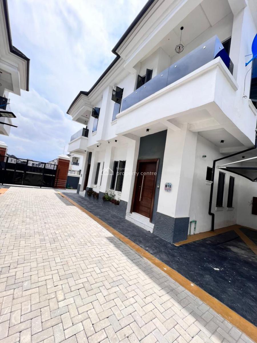 Newly Built 4 Bedroom Duplex with Bq with Pool Gym Children Playing G, Orchid Road Lekki Before Round About, Lekki, Lagos, Semi-detached Duplex for Sale