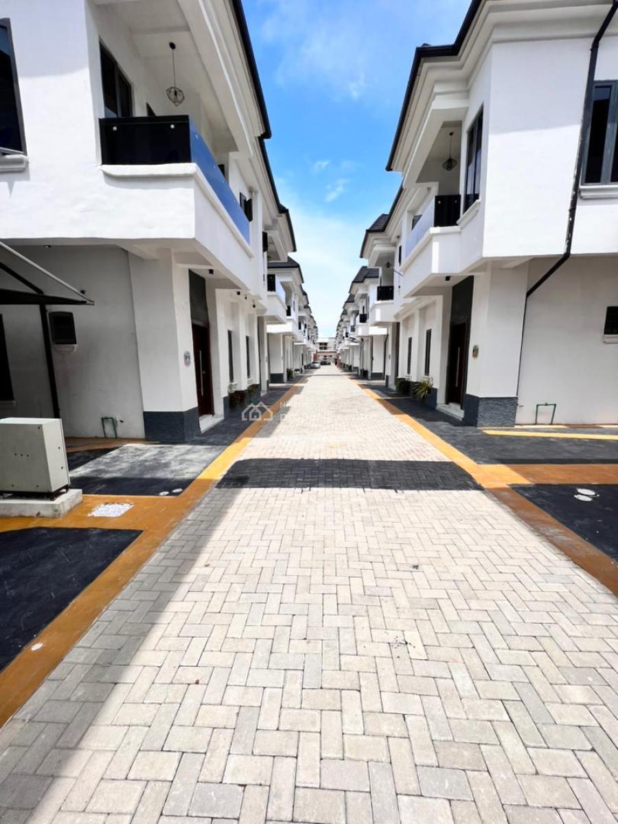 Newly Built 4 Bedroom Duplex with Bq with Pool Gym Children Playing G, Orchid Road Lekki Before Round About, Lekki, Lagos, Semi-detached Duplex for Sale